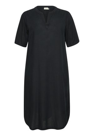 Kaffe Curve KAFFE CURVE KCMILLE KAFTAN DRESS - Freizeitkleid - black deep