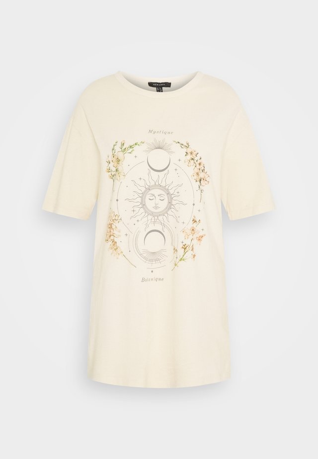 CREAM MYSTIC ACID TEE - T-shirt imprimé - cream
