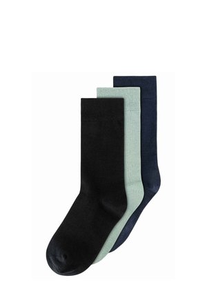 3ER PACK BASIC - Socks - schwarz/mint/navy