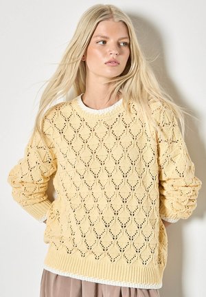 BLANKET STITCH - Maglione - yellow