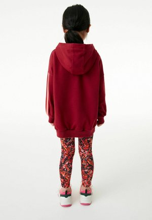 SET - Mikina - red pink butterfly