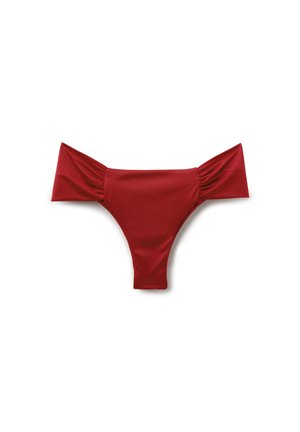 Calzedonia SHINY SATIN - Bikini-Hose - red