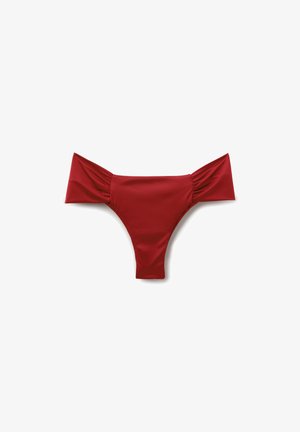 Calzedonia SHINY SATIN - Bikini-Hose - red