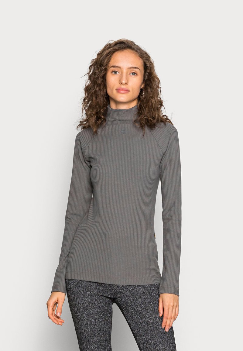 G-STAR MOCK - Camisola de manga comprida - grey