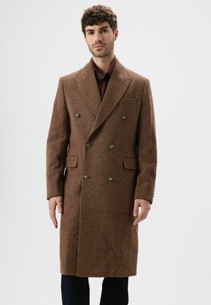 HERRINGBONE - Wintermantel - brown