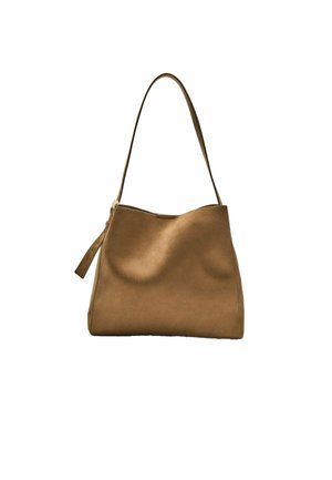 SHOULDER WITH BUCKLE  - Käsilaukku - brown
