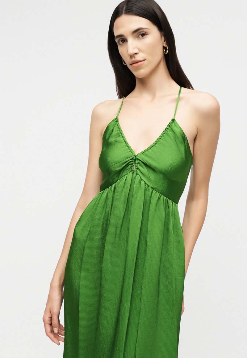 green emerald velvet dress VANESSA BRUNO - Diane Dress