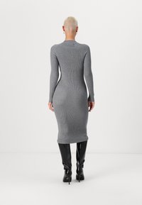 Vero Moda Petite VMWILLOW  HIGHNECK DRESS - Etuikjole - medium grey