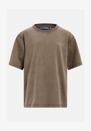 Redefined Rebel, JOHNNY TEE BOXY FIT - Тениска с щампа - turkish coffee
