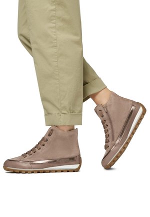 Candice Cooper JANIS STRIP PLUS CHIC - Baskets montantes - taubengrau