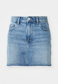 SHORT SKIRT - Denim skirt - mid blue