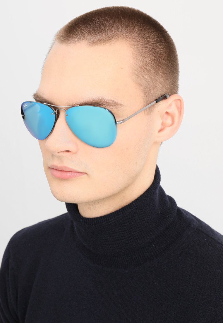 ray ban mirror blue