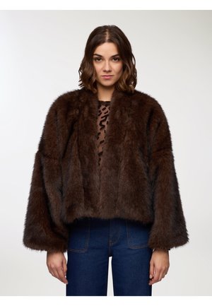 CAPOSPALLA TINTA UNITA - Giacca invernale - marrone