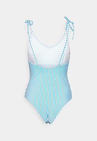 ONLY ONLKITTY  TIE STRAP SWIMSUIT - Fato de banho - blue aster
