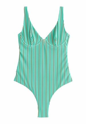 Self., REGULAR FIT - NON PADDED UNDERWIRED SWIMSUIT - Badeanzug - green