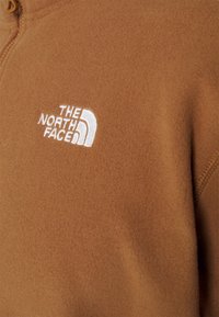 The North Face 100 GLACIER 1/4 ZIP - Camisola de lã polar - pinecone brown