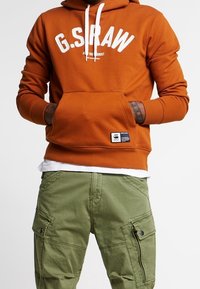 G-STAR Mikina s kapucí - brown