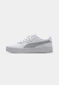 Puma CARINA - Baskets basses - white silver/argenté - ZALANDO.FR