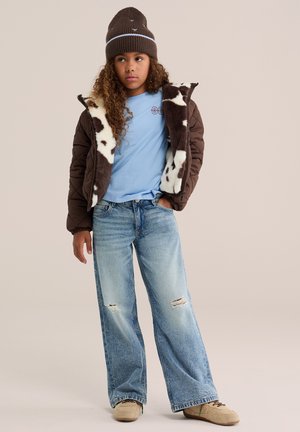 WE Fashion, BLUE RIDGE - Jeans a zampa - light blue