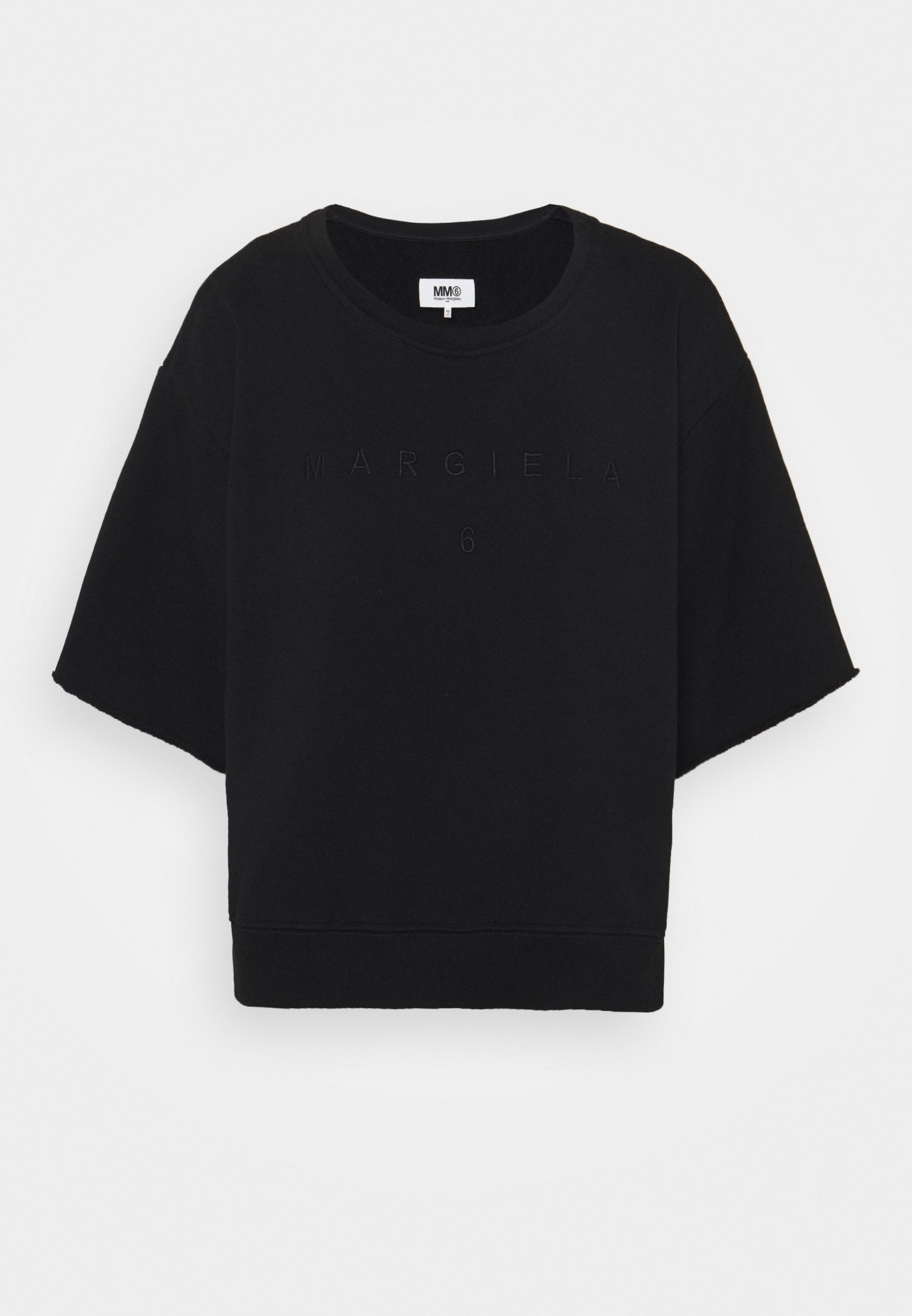 【送料&関税込】MM6 Maison Margiela Sweatshirt With Logo MM6 Maison Margiela Sweatshirt - black/noir - (Seconde main