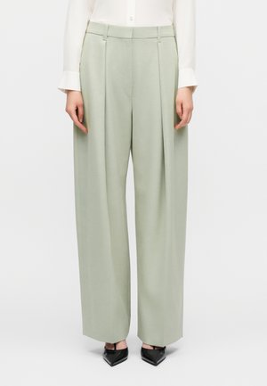 WIDE LEG - Kalhoty - dried sage