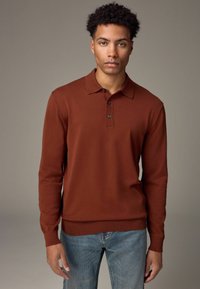 Next REGULAR FIT - Hosszú ujjú felső - orange terracotta