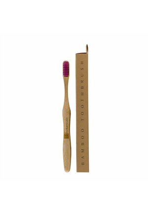 BAMBOO TOOTHBRUSH WITH MEDIUM BRISTLES - Bürste - purple