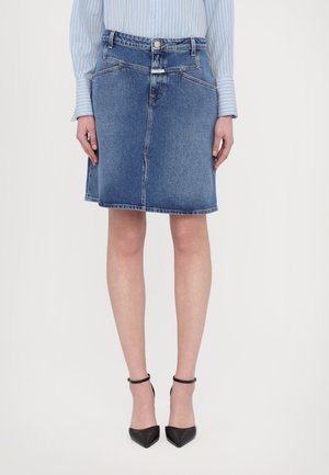 STOVER SKIRT - Minifalda - mid blue