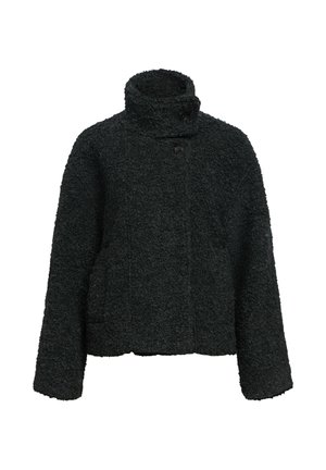 Object, SHORT JACKET HIGH NECK - Veste d'hiver - dark grey melange