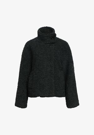 Object, SHORT JACKET HIGH NECK - Veste d'hiver - dark grey melange