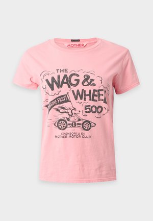 Mother THE LITTLE GOODIE GOODIE - Тениска с щампа - light pink/black