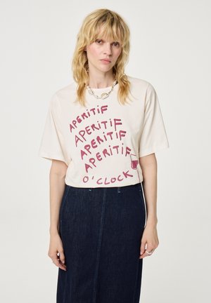 ROSE WINE  - T-Shirt print - off-white