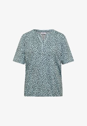 Cecil, T-SHIRT MIT SPLIT NECK UND PRINT - Camiseta estampada - crystal mint