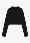 SEAMLESS LONGSLEEVE TOP - Långärmad tröja - black