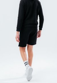 Hype SCRIPT - Felpa con cappuccio - black