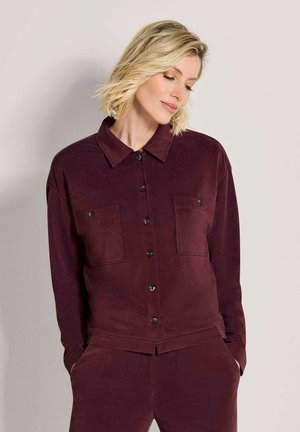 MADELEINE, MADELEINE BLUSE OVERSIZE-HEMDBLUSE MIT BRUSTTASCHEN - Overhemdblouse - bordeaux