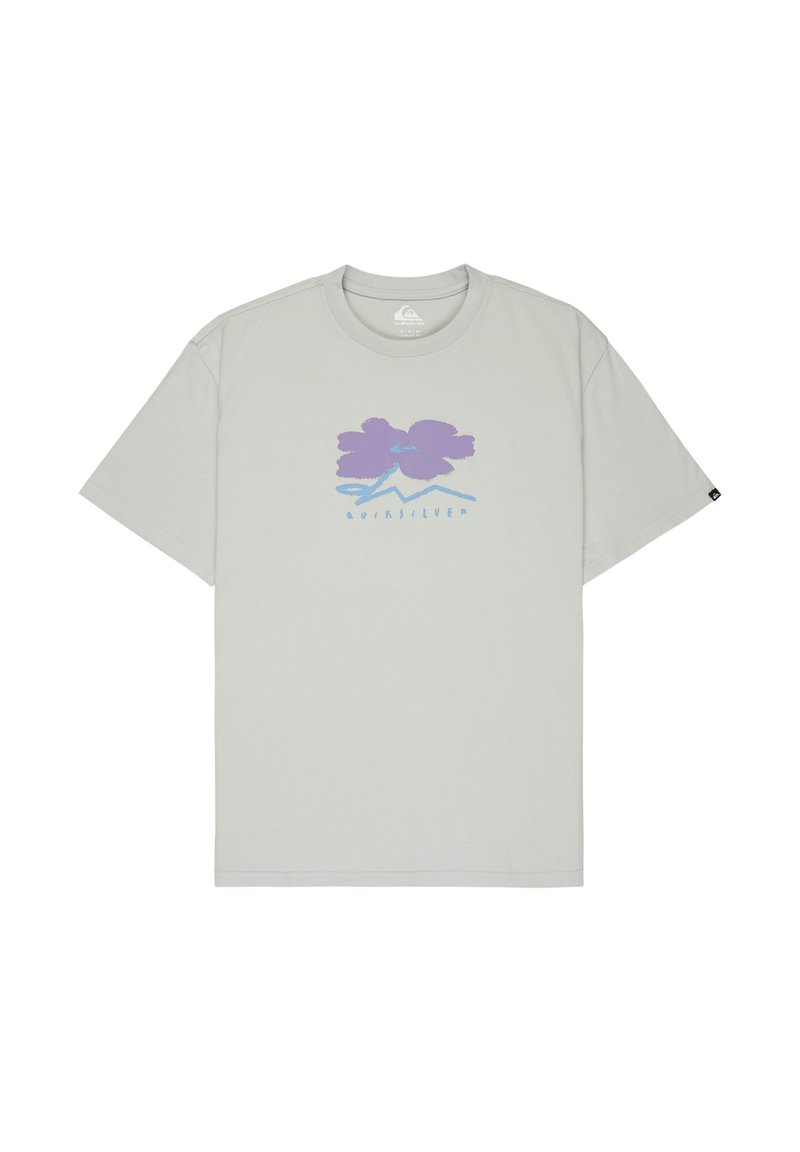 Quiksilver T-shirt print grijs