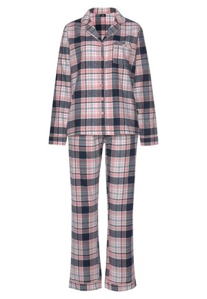 H.I.S, SET - Pyjama set - lila-blau-rosa-kariert