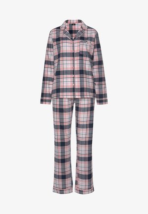 H.I.S, SET - Pyjama set - lila-blau-rosa-kariert