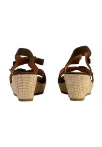 Emilie Karston ESABEL - Sandales compensées - kaki