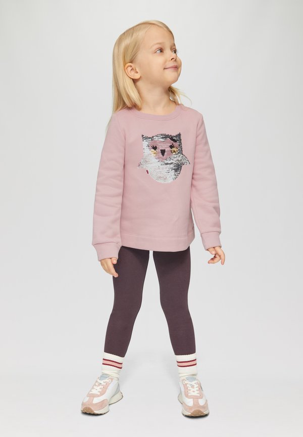 MIT WENDEPAILLETTEN - Sweatshirt - zartrosa