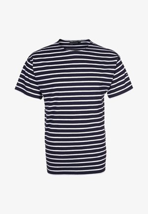 Armor lux THÉVIEC MARINIÈRE - T-shirt imprimé - navy blue/white