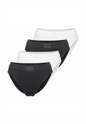 DOUBLE COMFORT T TAI 4ER PACK - Briefs - schwarz   weiß