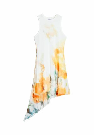 Desigual, ASYMMETRIC SLEEVELESS DRESS - Robe de jour - white