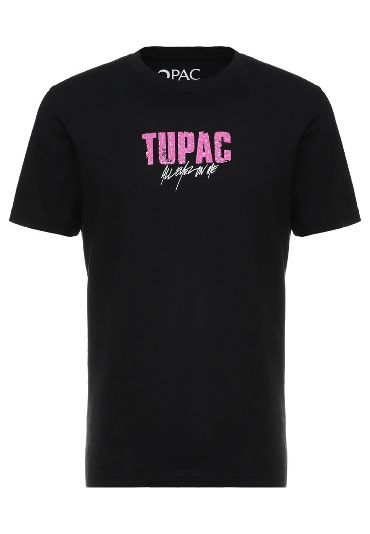 Topman T-shirts print black/sort (Pre-owned)