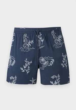Abercrombie & Fitch, RELAXED PULLON SWIM - Costume da bagno a pantaloncino - dark blue