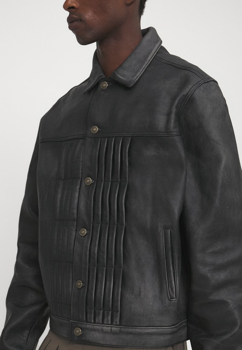 BALR. LEATHER TRUCKER JACKET Leather Trucker Jacket | Banana Republic