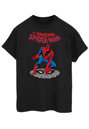 ABSOLUTE CULT MARVEL UNIVERSE  THE AMAZING SPIDER MAN - Trükipildiga T-särk - black