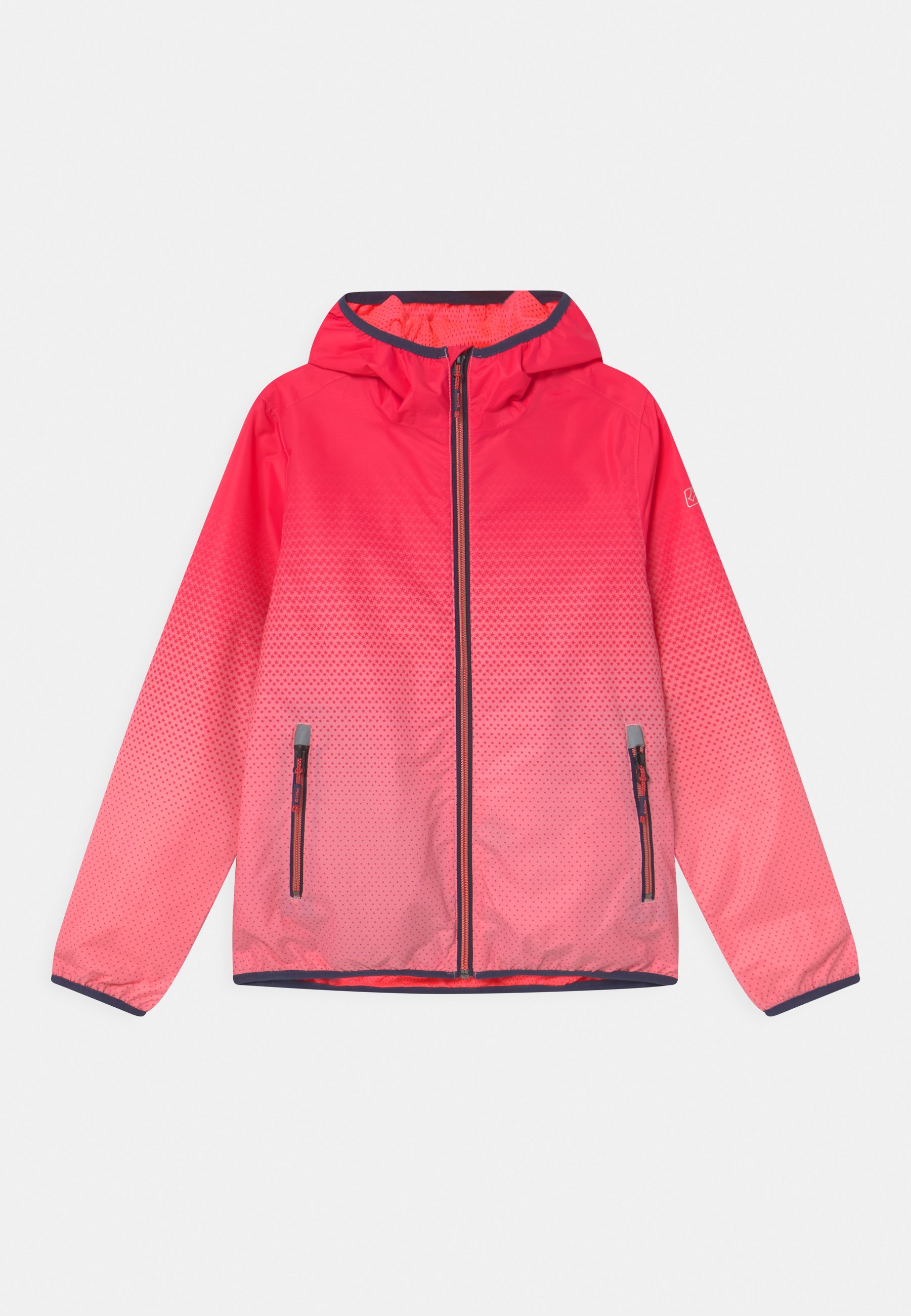 neon coral jacket