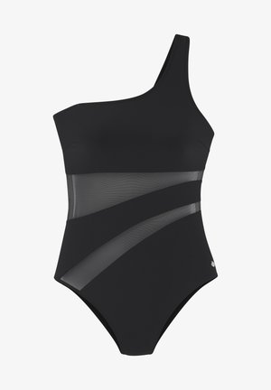 LASCANA ONE SHOULDER - Badedragt - black